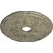 Ekena Millwork Rose and Ribbon Medallion (Canopies up to 4"), 23 5/8"OD x 4"ID x 1 1/2"P, Castle Stone Crackle CM23ROCSC - alternate 2